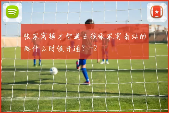 张家窝镇才智道去往张家窝南站的路什么时候开通?